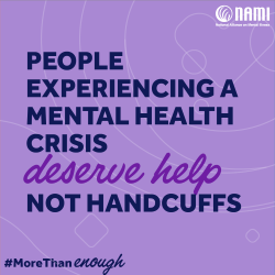 People experiencing a mental health crisis deserve help not handcuffs