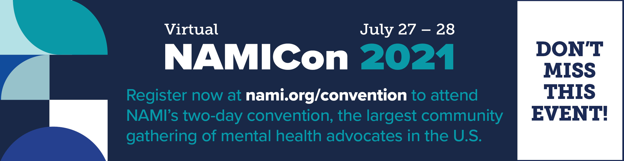 Register today for NAMICon 2021