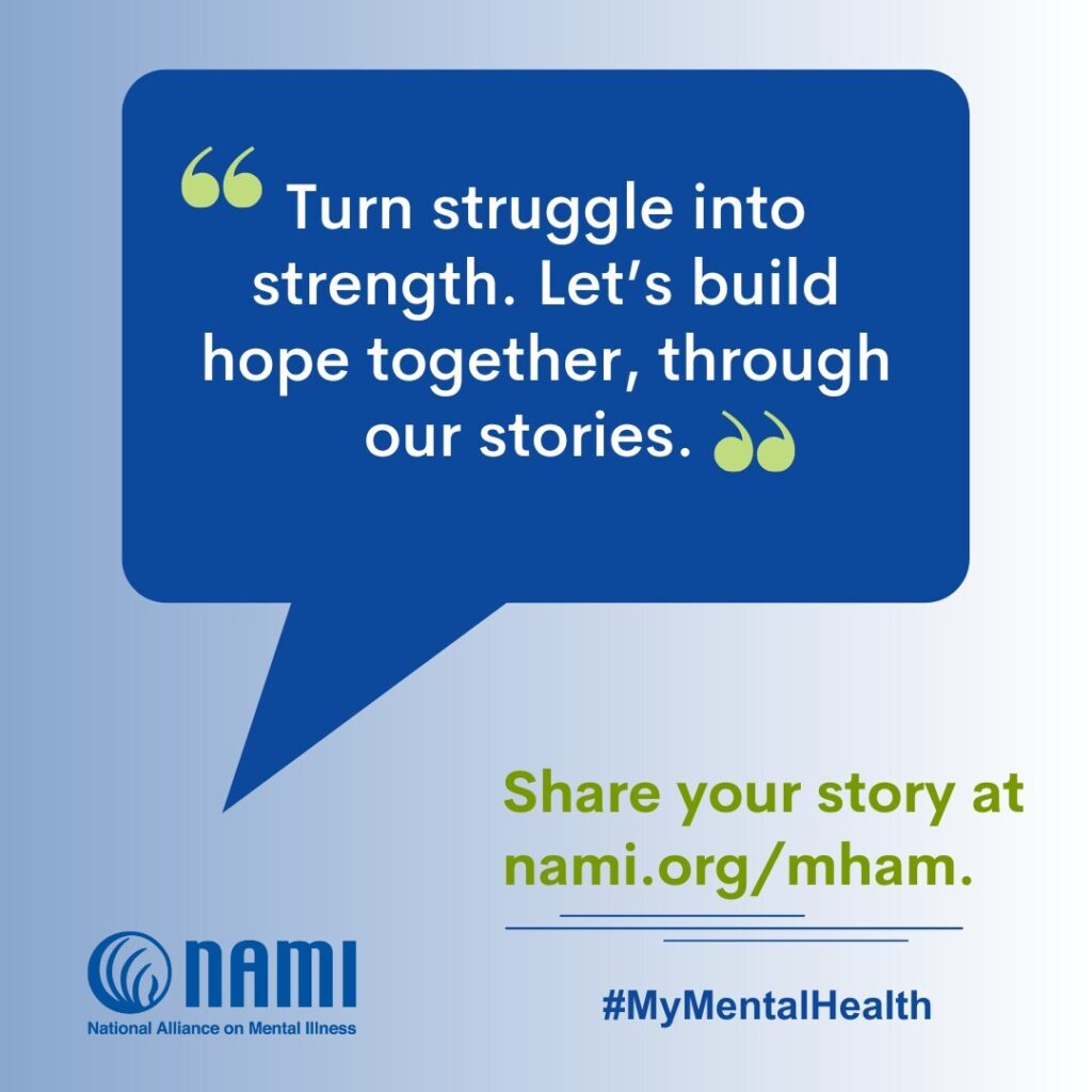 Turn struggle into strength. Let's build hope together, through our stories.