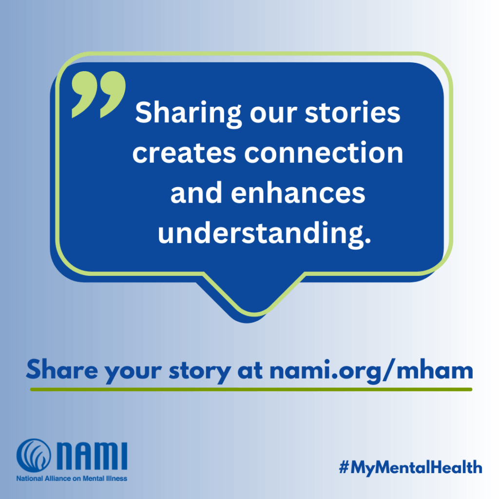 Sharing our stories creates connection and enhances understanding.