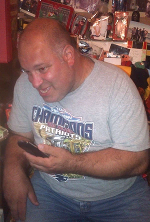 John with Health Buddy device