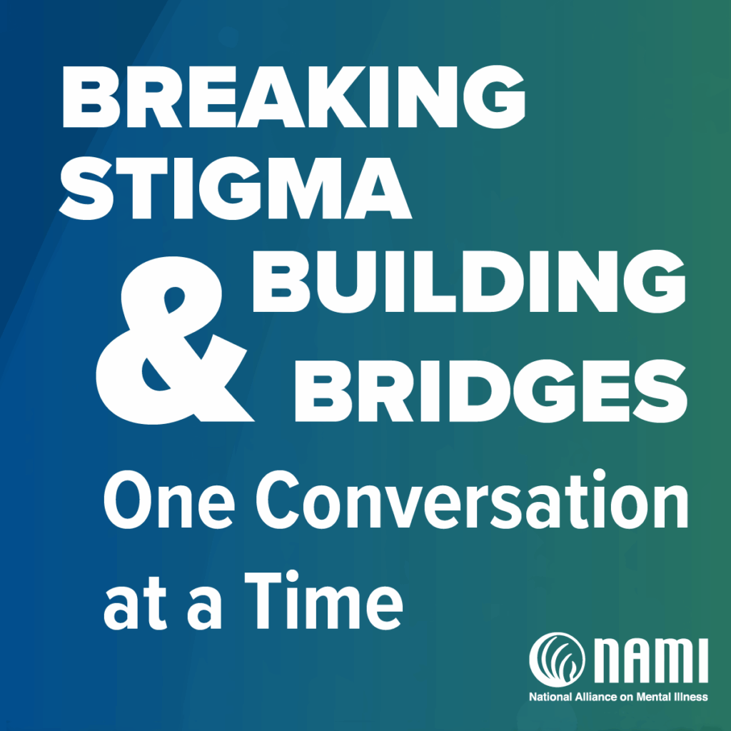 Breaking stigma and building bridges one conversation at a time