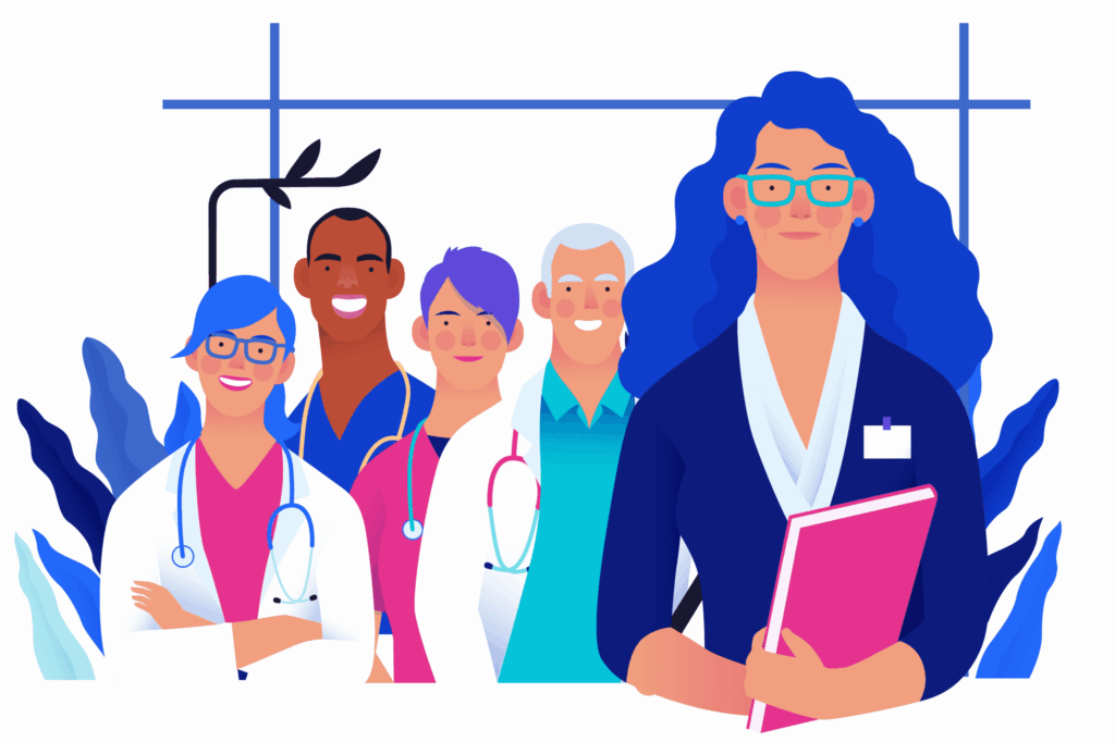 Doctors standing together