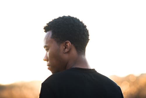 profile of a black man