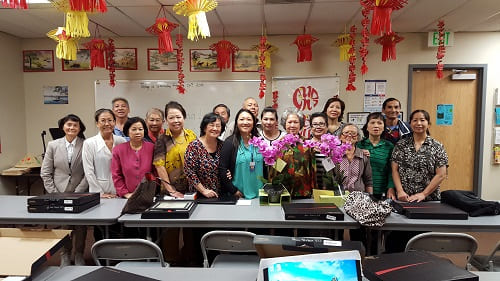 Students at NAMI San Diego Tech Cafe