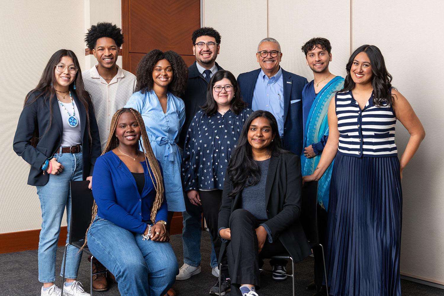 NAMI Next Gen members with NAMI CEO Dan Gillison