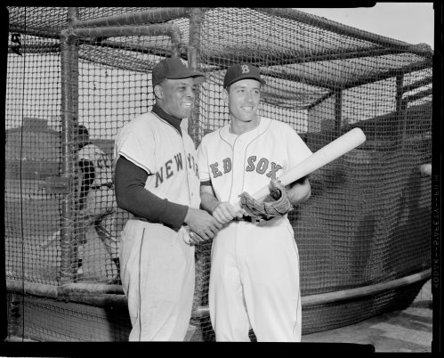 Willie Mays and Jimmy Piersall