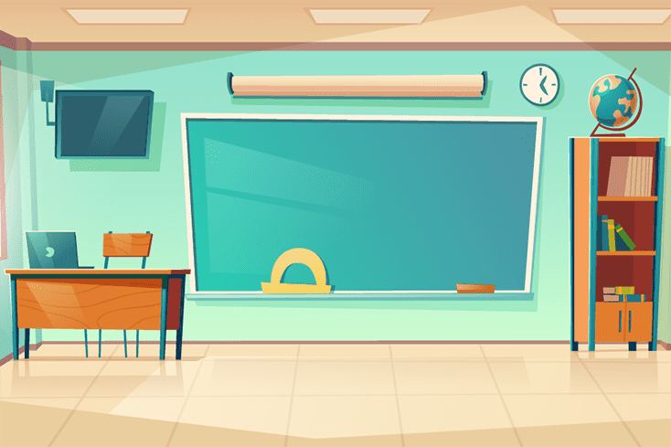 Illustration of a classroom